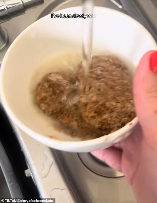 She divided opinion when she began watering down the milk on her cereal to save money