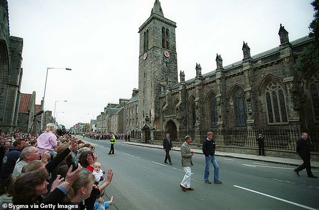 The press agreed to would leave William to complete his studies in peace - aside from organised photo opportunities