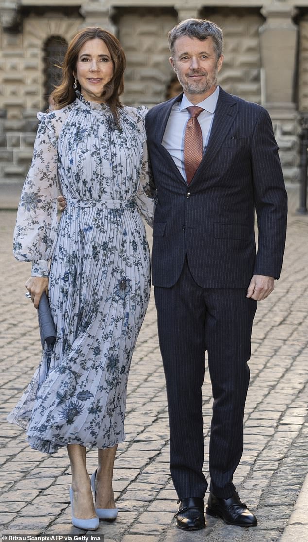 King Frederik X of Denmark and Queen Mary of Denmark arrived to host an official dinner at Kronborg Castle
