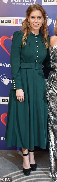 Same style different colour at the Variety Club Awards in November 2022