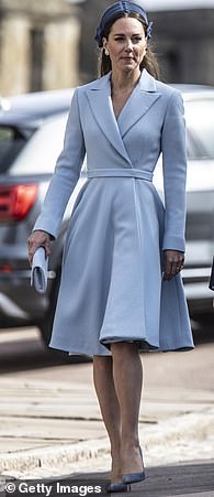 Kate's Easter Sunday pale blue Emilia Wickstead look was a huge crowd pleaser in 2022