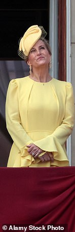 Bright in yellow at Trooping The Colour