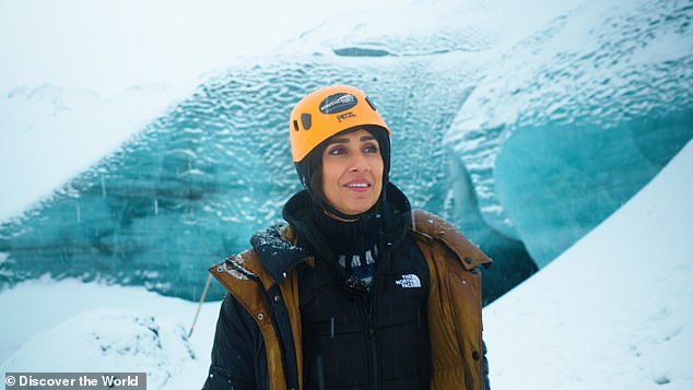 She said the ice caves tour 'was unbelievable, because that was when I got a real sense of the landscape'