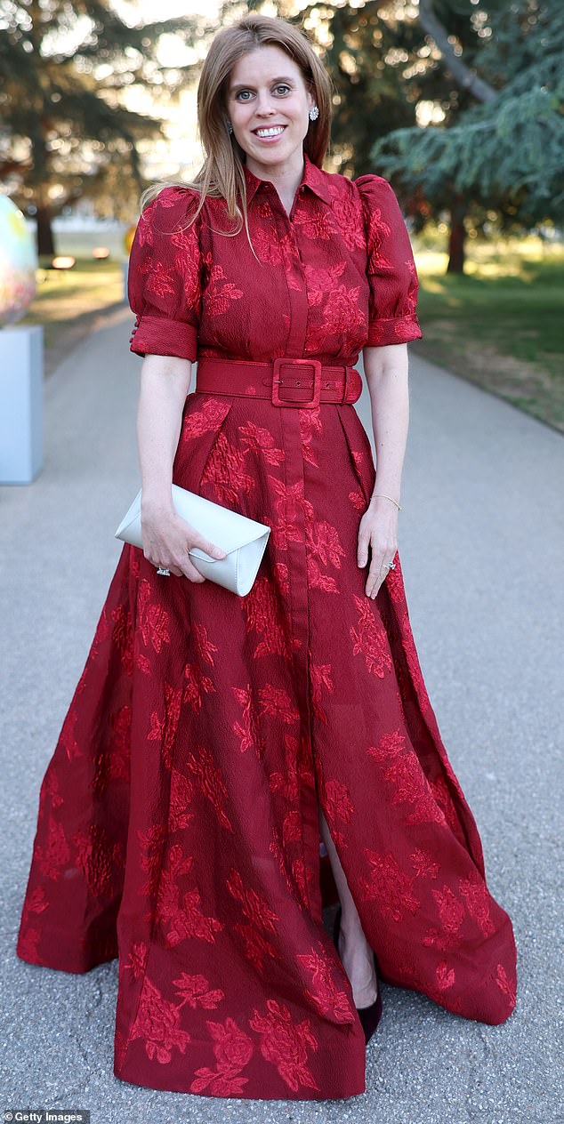 Beatrice made waves at a star-studded event for a charity established by the Queen's late brother