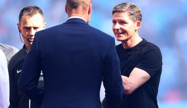 Oliver Glasner revealed Prince William congratulated him after Crystal Palace's FA Cup win