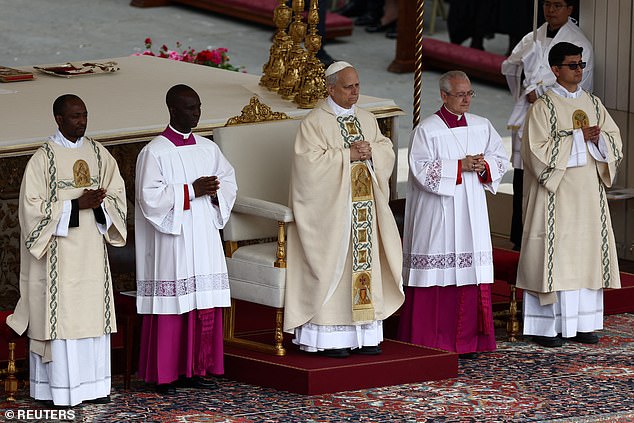 Pope Leo XIV holds his inaugural Mass in St Peter's Square, at the Vatican