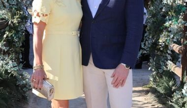 Zara Tindall was spotted dancing with Strictly Come Dancing legend as fans begged the BBC to to 'make it happen' after her husband Mike (right) shared a snap on Instagram