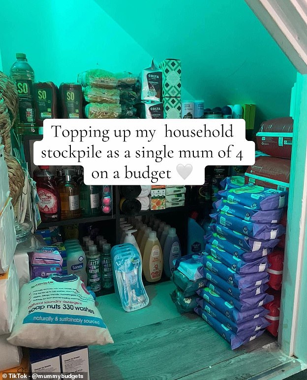 The mother regularly posts cash-saving tips to her TikTok page, showing her followers how to prepare cheap meals, plan parties, and even go on holiday with a tight budget