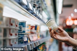 Certain non fat yogurts contain some type of emulsifier - mostly carrageenan - to give the products their creamy consistency