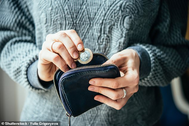 Saving the pennies: UK consumers reined in their spending due to 'limited cash availability' in May and continued to draw down their savings, research found