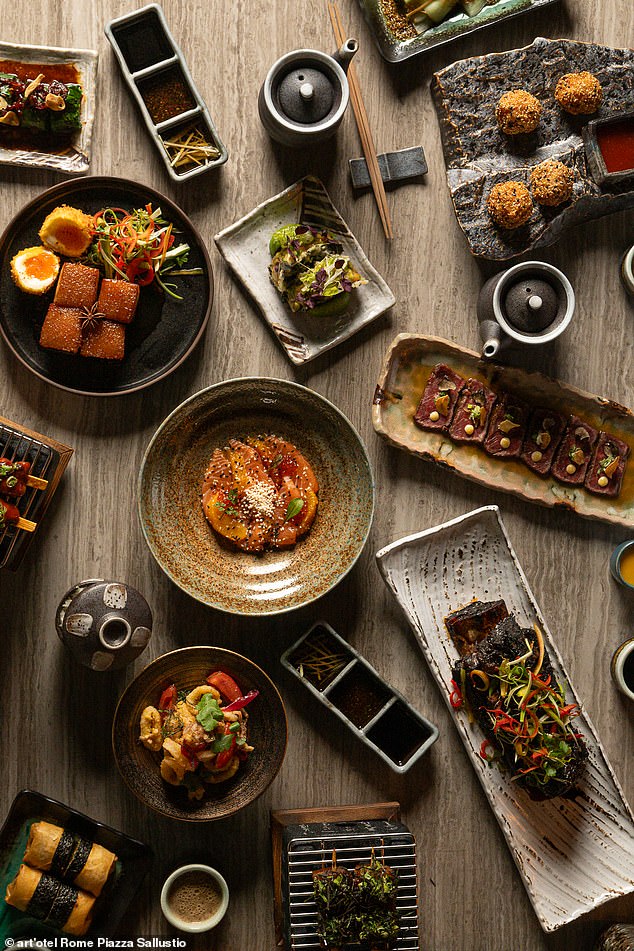 The menu offers delicious and modern takes on dim sum, fresh sashimi, and creative mixology