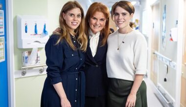 Princesses Beatrice and Eugenie, pictured with their mother, Sarah, Duchess of York, are patrons of the Royal National Orthopaedic Hospital and the Teenage Cancer Trust