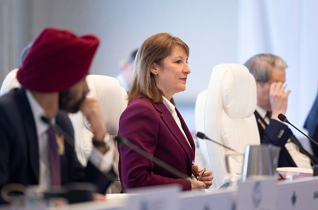 Rachel Reeves (pictured in Canada this week) has been increasingly embattled as she struggles to balance the government's books