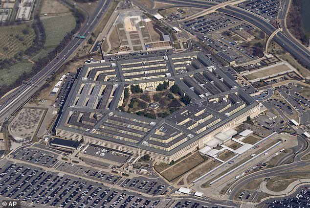 Effective immediately, journalists must now obtain official approval and be escorted by government personnel throughout most areas of the Department of Defense headquarters in Arlington, Virginia (pictured)