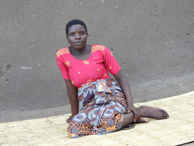 The trend has left 21-year-old Triza Piterson (pictured) to await the birth of her first child alone. She confirmed her husband used his money to bribe officials, obtain a passport and travel to South Africa in search of work