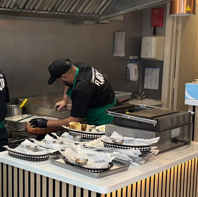In Taco and Buns, Mr Marida used his bare hand to press a metal burger smasher into raw meat. He was later seen using the same hand to touch burger buns