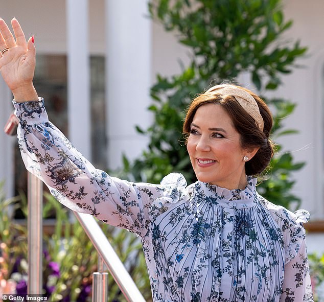 Queen Mary had previously worn the elegant frock on numerous occasions, including while hosting a 2023 visit by the Norwegian royals