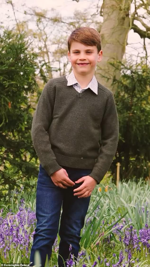 Also in April, the Waleses' youngest child showed off his missing baby teeth in his 7th birthday portrait, released via social media on April 23