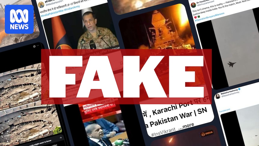 Misinformation war rages online amid India-Pakistan tensions