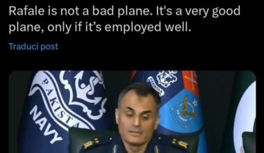The pakistani military has to do damage control for Pierre