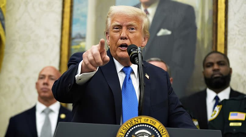Donald Trump has refused to apply new sanctions against Russia.