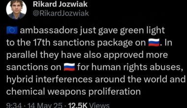EU approves new sanctions against Russia over war, hybrid operations, and chemical weapons threats