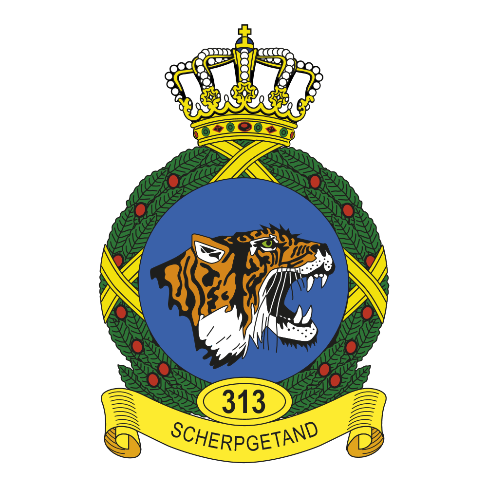 Logo of the 313 Squadron stationed at Volkel Airbase