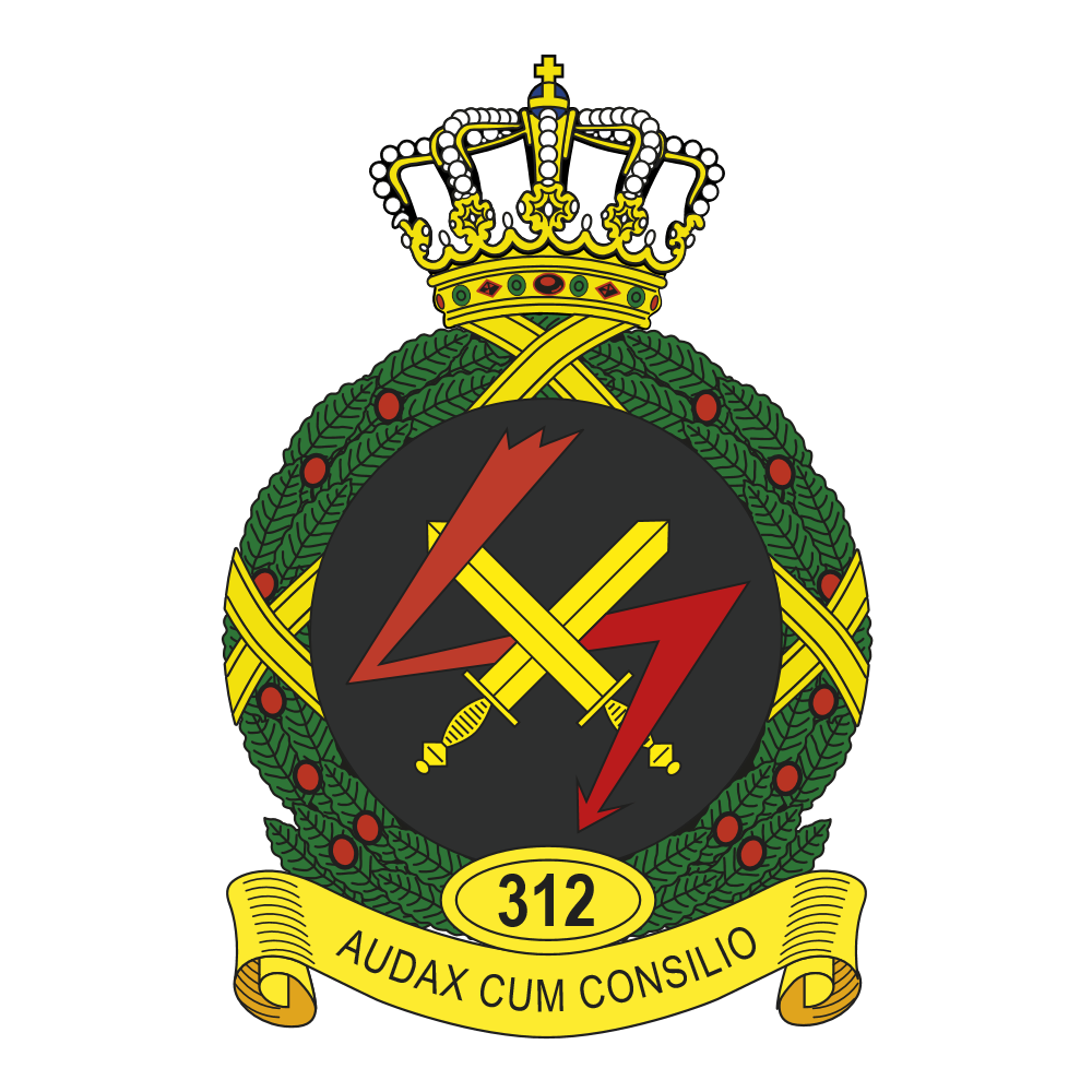Logo of the 312 Squadron stationed at Volkel Airbase.