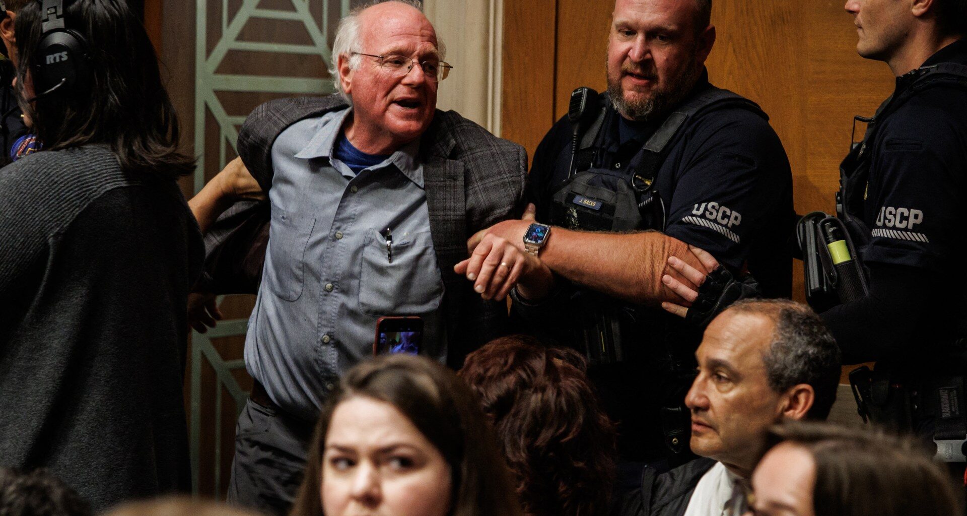 Ben & Jerry’s cofounder arrested at US Senate after protesting war in Gaza | Protests News