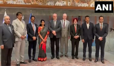 Indian parliamentary delegation led by Kanimozhi meets Slovenian lawmakers in Ljubljana