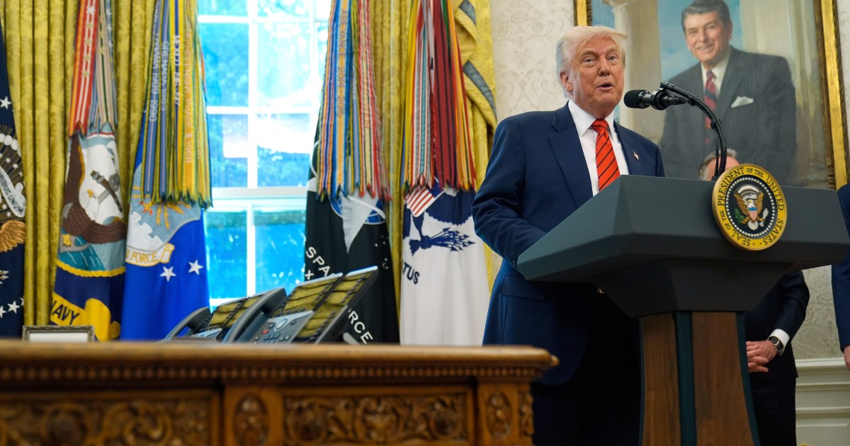 Trump says he’ll decide on name of ‘Persian Gulf’ on Middle East visit | Donald Trump News