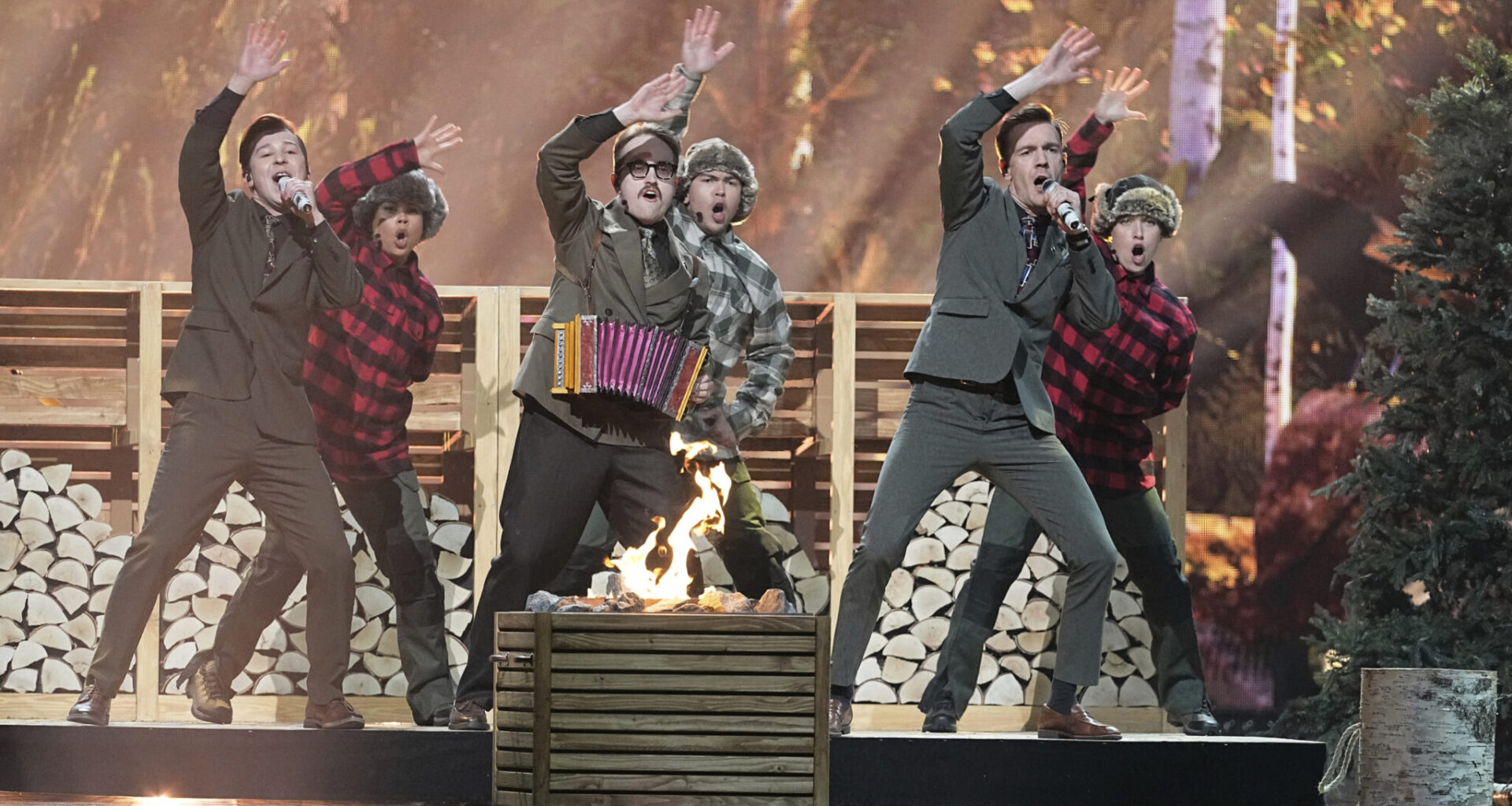 Eurovision 2025 Grand Final Lights Up Switzerland Stage