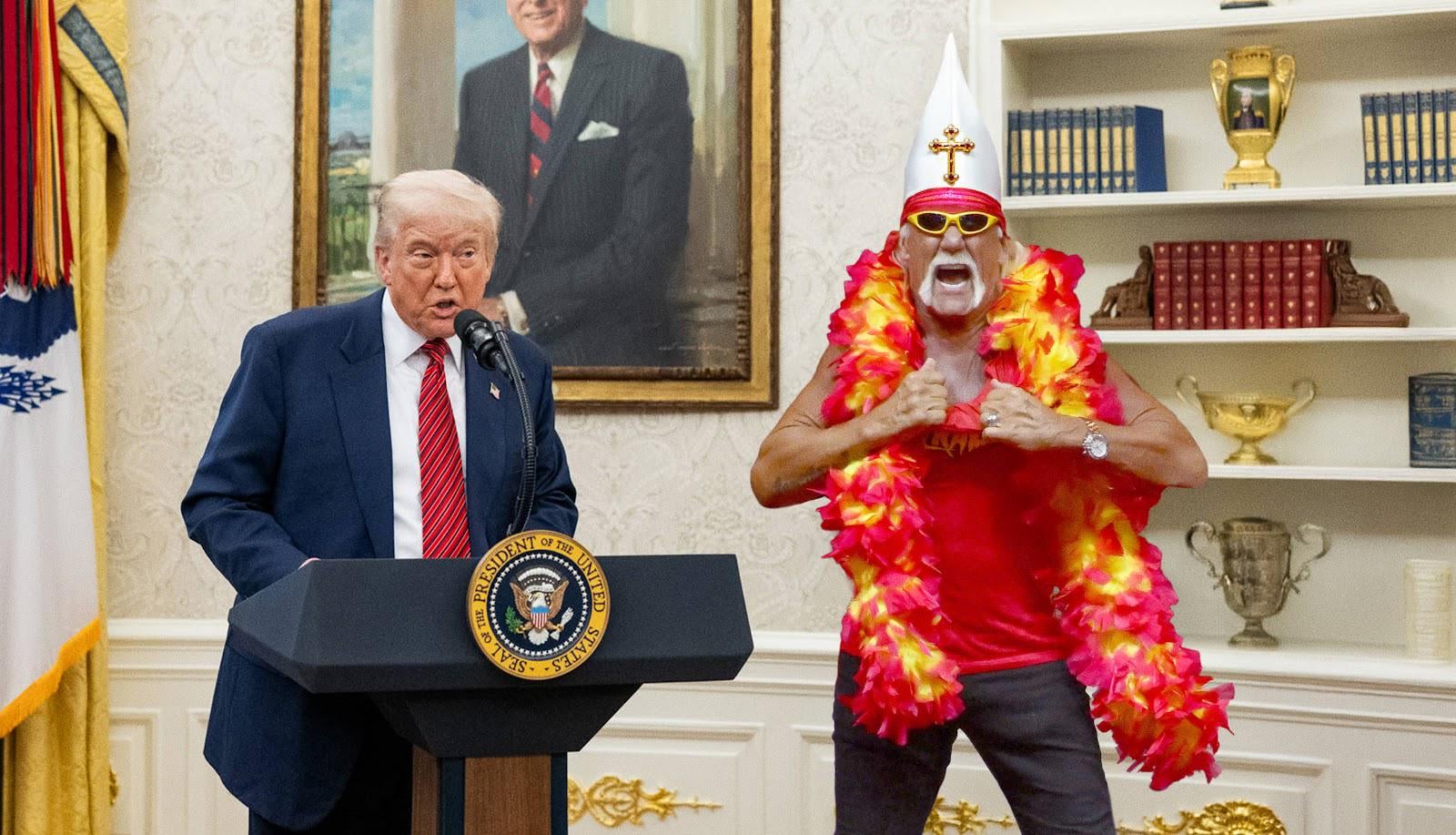 Weil Leo XIV. zu woke ist: Trump ernennt Hulk Hogan zum Gegenpapst