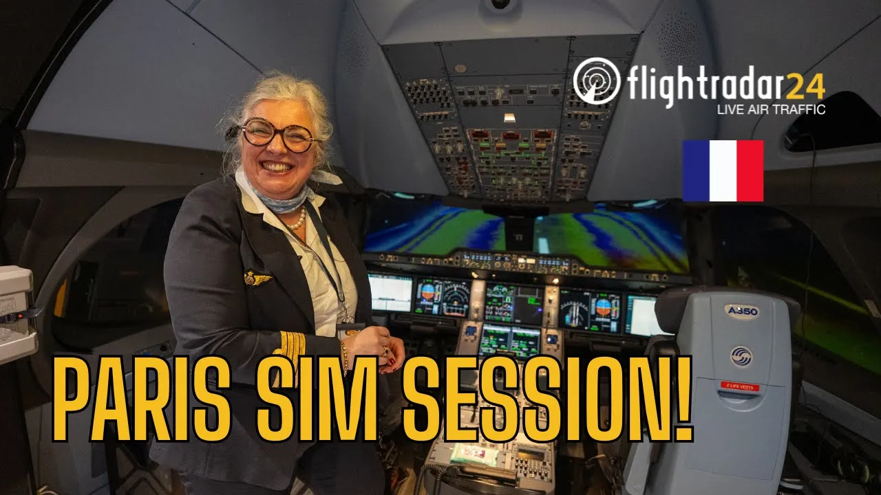 Air France A350 sim training! (We play FO)
