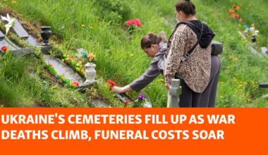 Ukraine's Cemeteries Fill Up As War Deaths Climb, Funeral Costs Soar