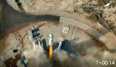Blue Origin launches six people into space