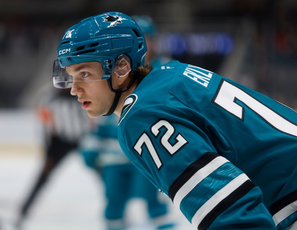 San Jose Sharks' William Eklund cut in Sweden’s game against Czechia