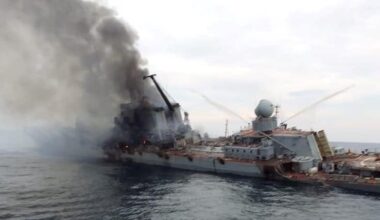 A detailed inside account of the sinking of the Russian missile cruiser Moskva has been published. It describes how the ship was overwhelmed with fire and smoke, safety systems failed, interior structures collapsed and crewmen jumped out through portholes to save themselves.