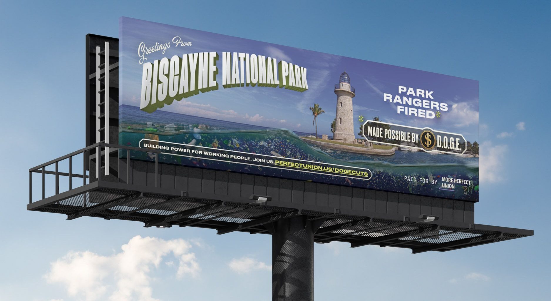 Billboards rise in South Florida slamming DOGE cuts to parks