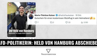 Völlig Lost: AfD-Politikerin will Helfer von Hamburg abschieben