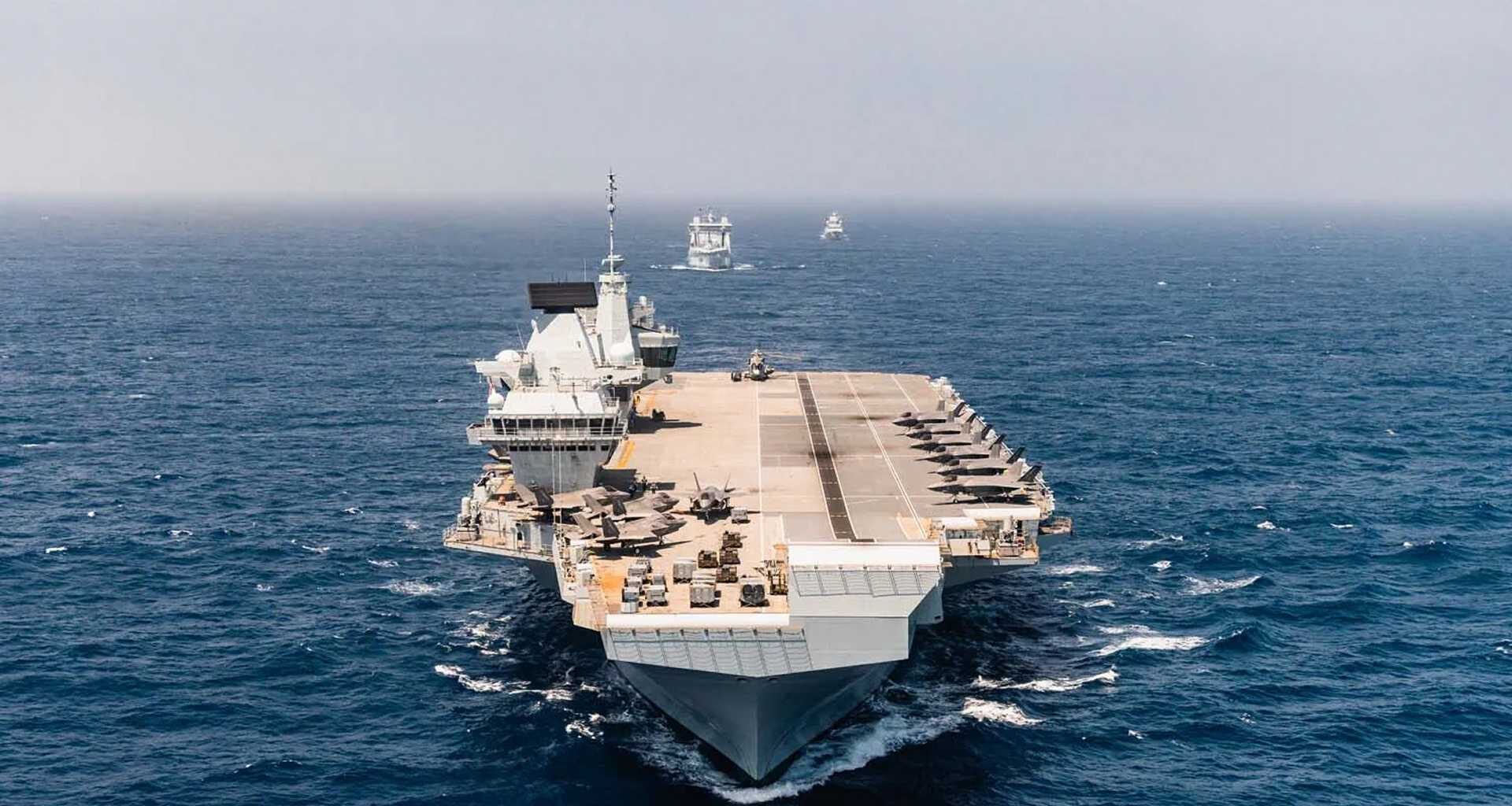 British Navy Carrier Strike Group with F-35Bs Fighter Jets Validates Operational Skills in Joint NATO Drills