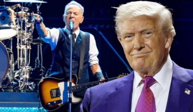 Trump Posts Video Of Himself Hitting Golf Ball At Bruce Springsteen