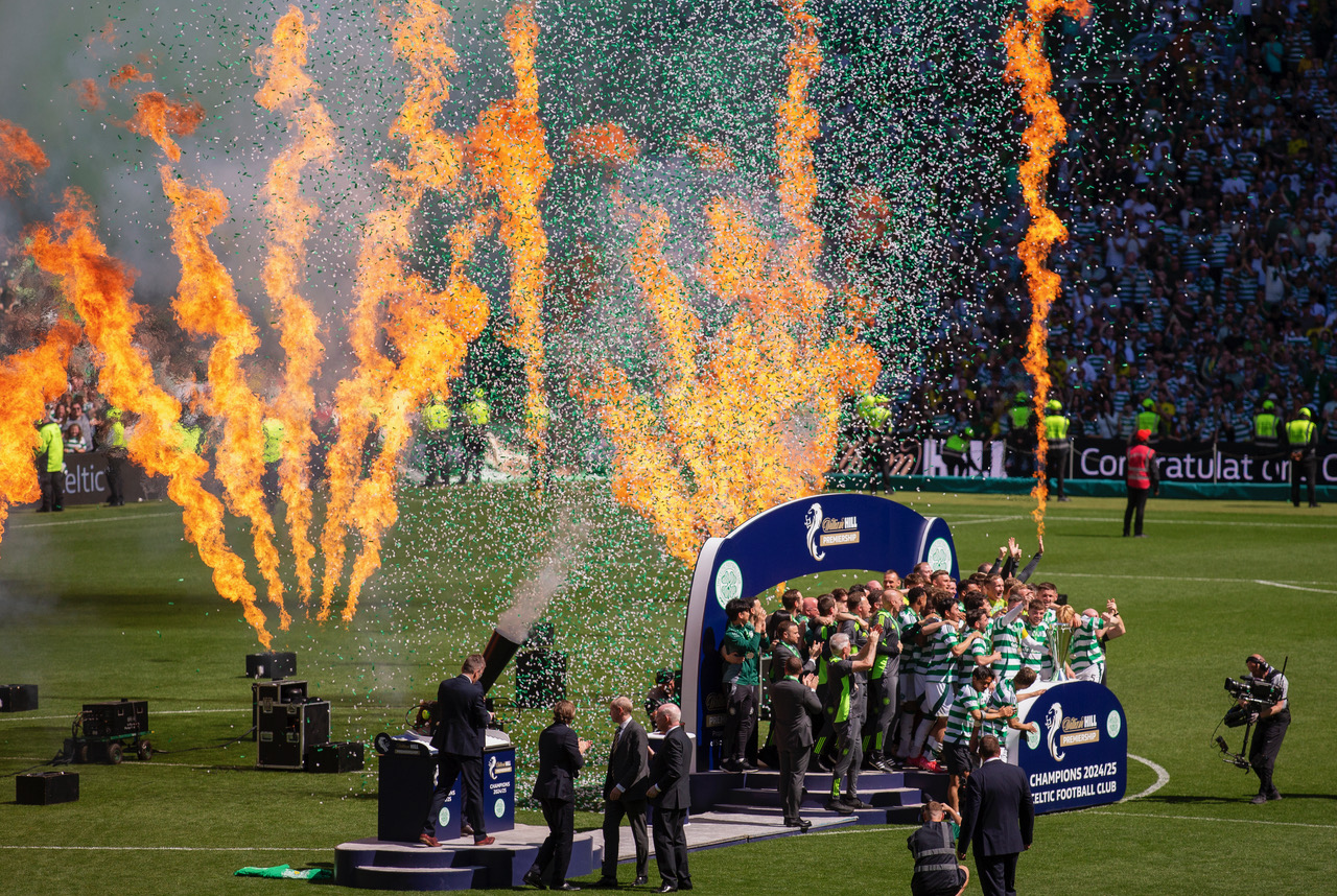 Trophy Day at Celtic Park
