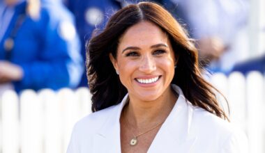 Meghan, Duchess of Sussex attends the family reception at the start of the Invictus Games at Zuiderpark on April 15, 2022
