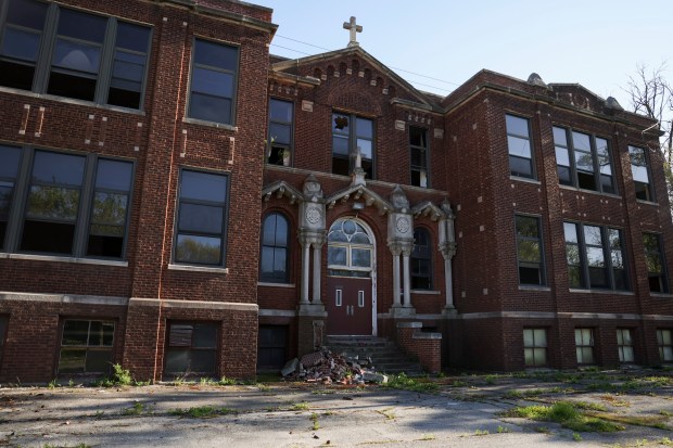 St. Mary of the Assumption Catholic grammar school in Chicago’s...