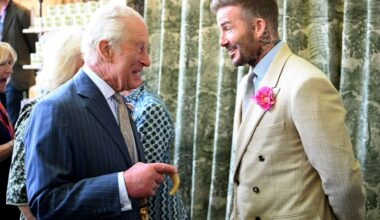 King Charles rebuffs Prince Harry by bonding with David Beckham
