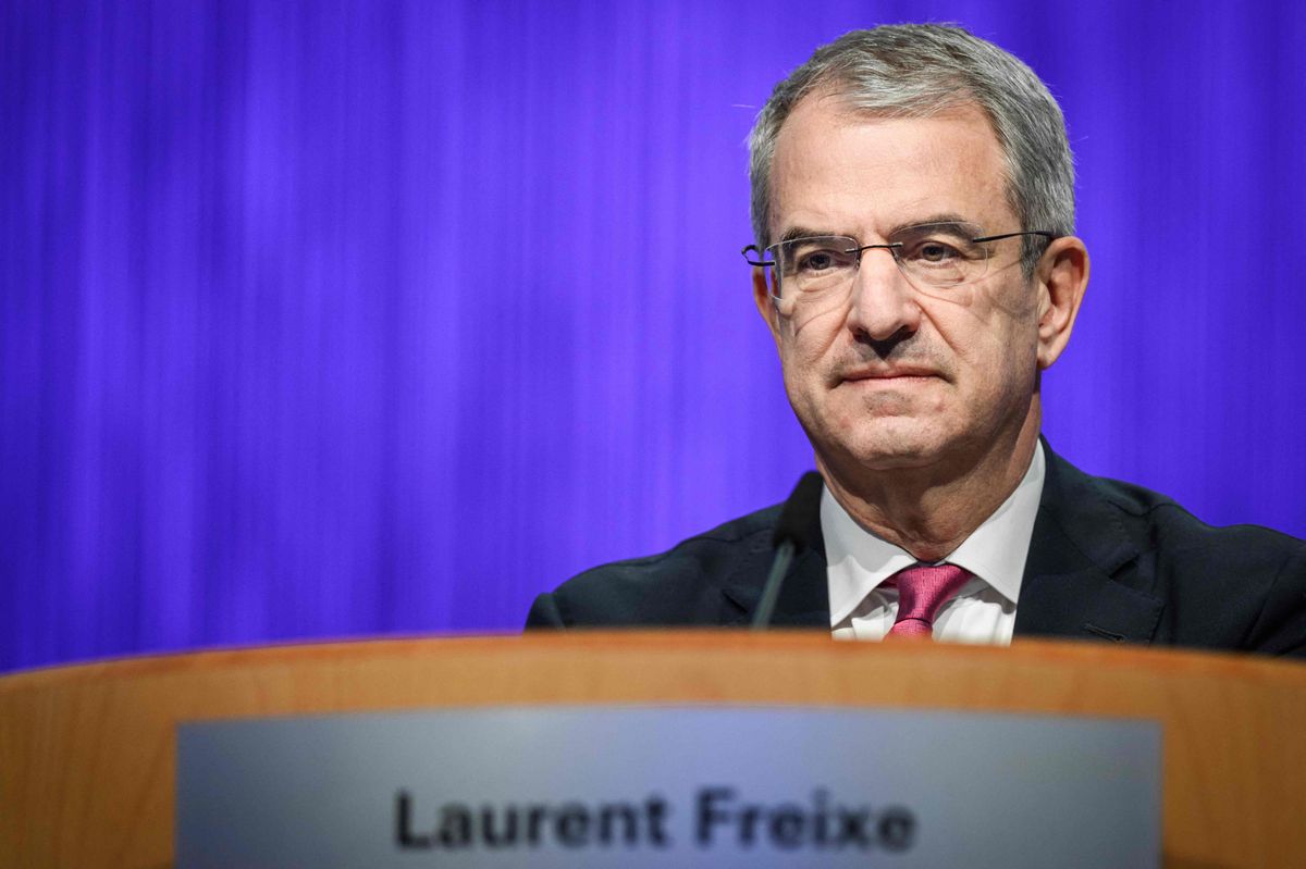 Laurent Freixe, PDG, assiste à une assemblée générale des actionnaires de Nestlé à Ecublens, près de Lausanne, le 16 avril 2025. Laurent Freixe, PDG, assiste à une assemblée générale des actionnaires de Nestlé à Ecublens, près de Lausanne, le 16 avril 2025.