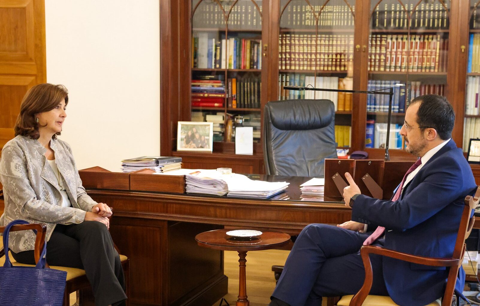cover UN envoy to meet Christodoulides
