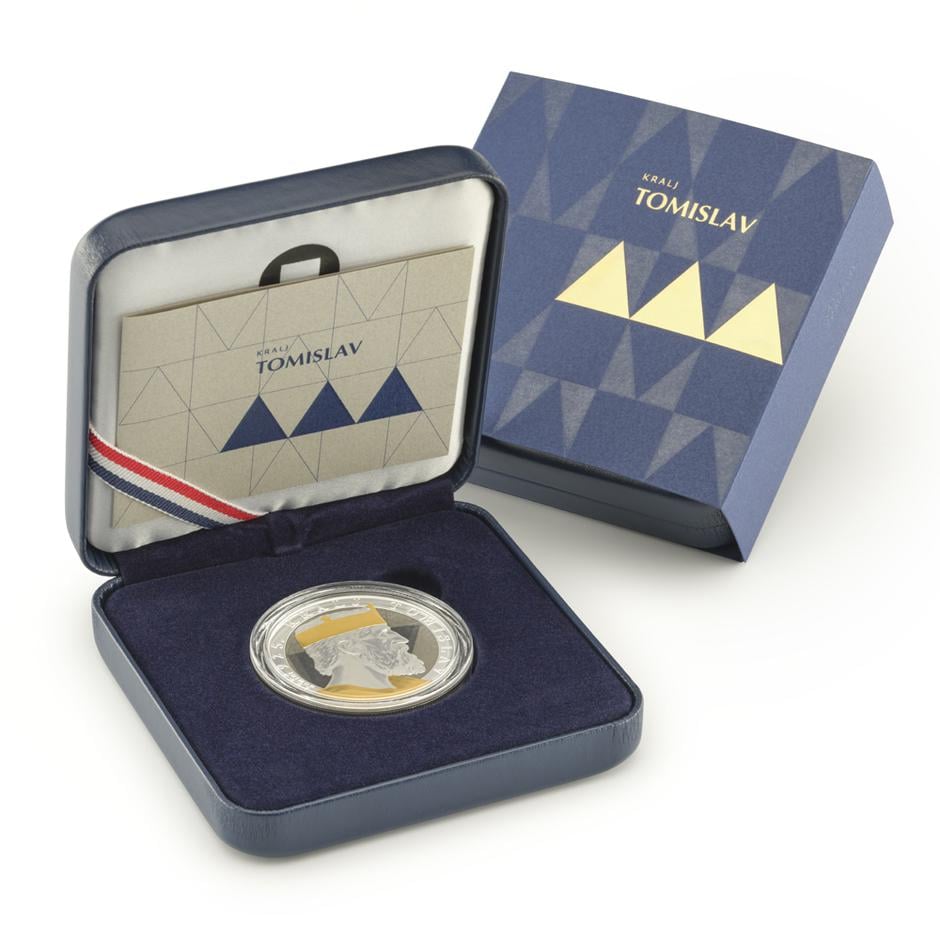 New silver coin honours first Croatian King Tomislav