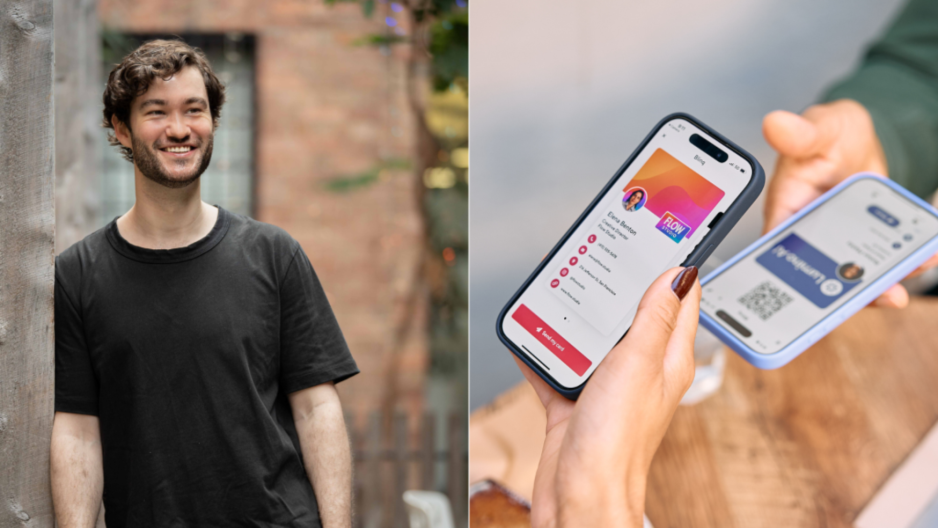 blinq startup raise business cards